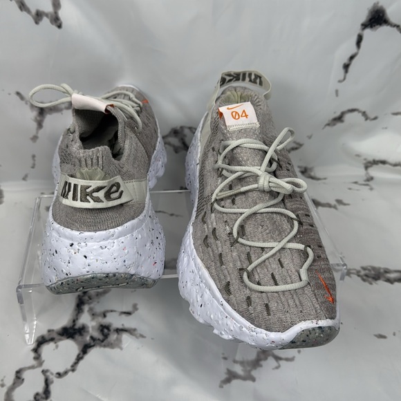 Nike Space Hippie 04 Sneakers Light Bone/Olive Grey-White CZ6398-009 Confetti - Picture 7 of 10